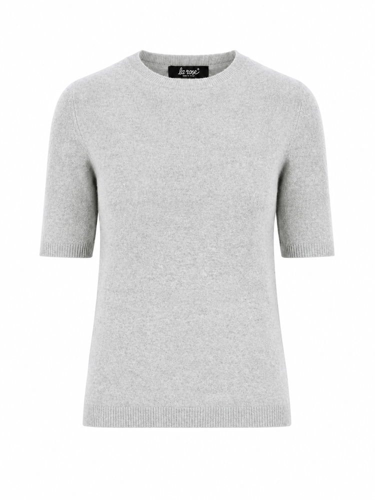 LA ROSE maglia 3/4 cashmere rosso