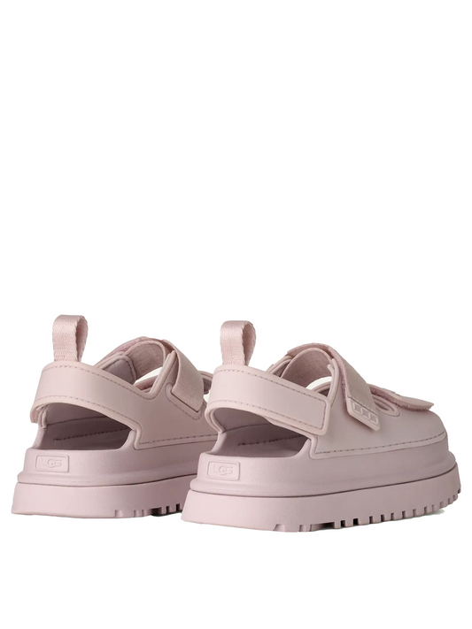 GoldenGlow flat sandals