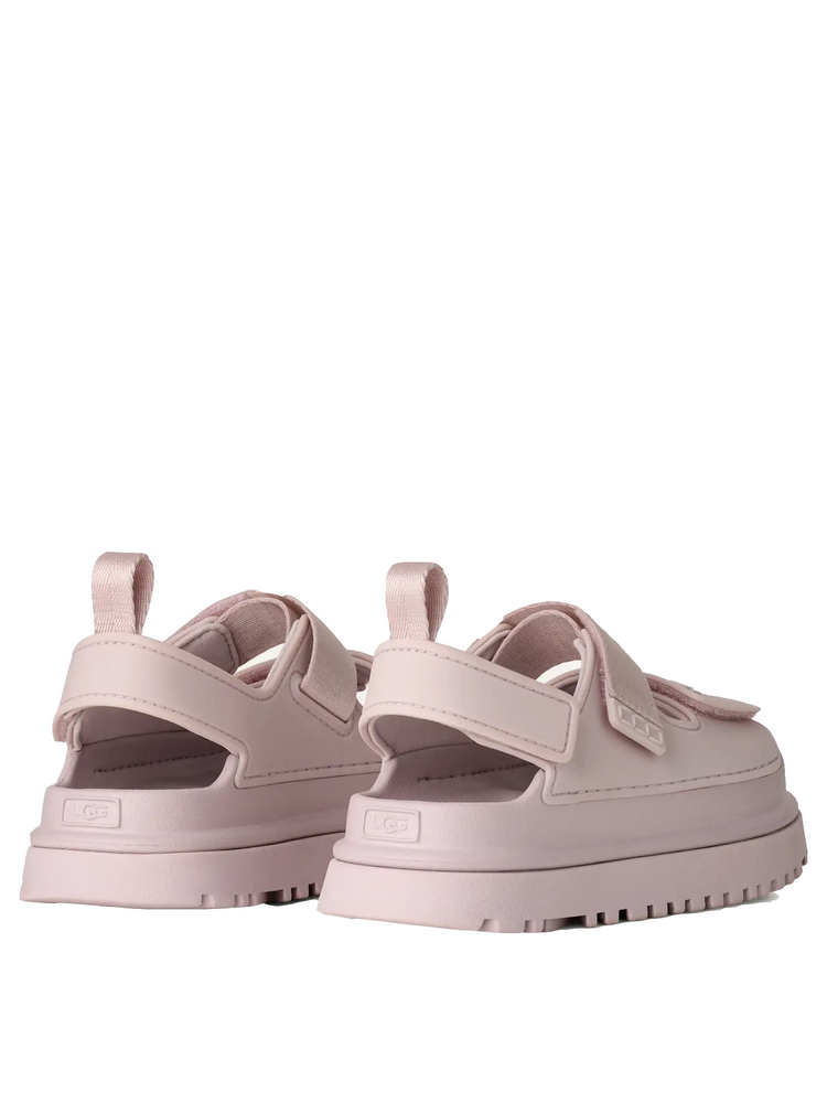 GoldenGlow flat sandals