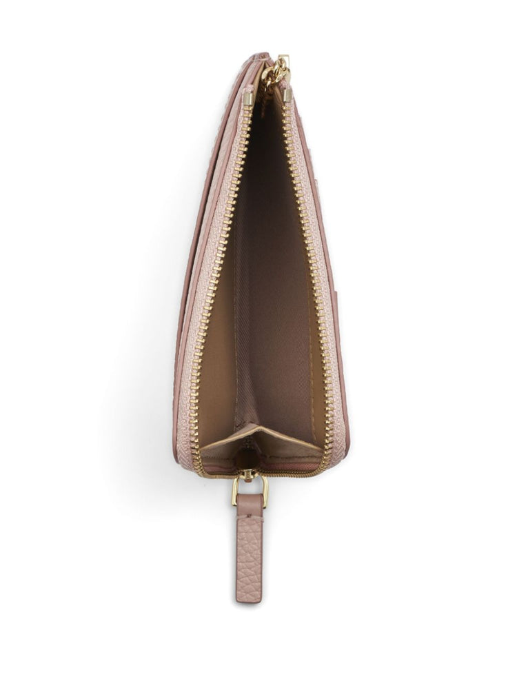 The Leather top zip multi wallet