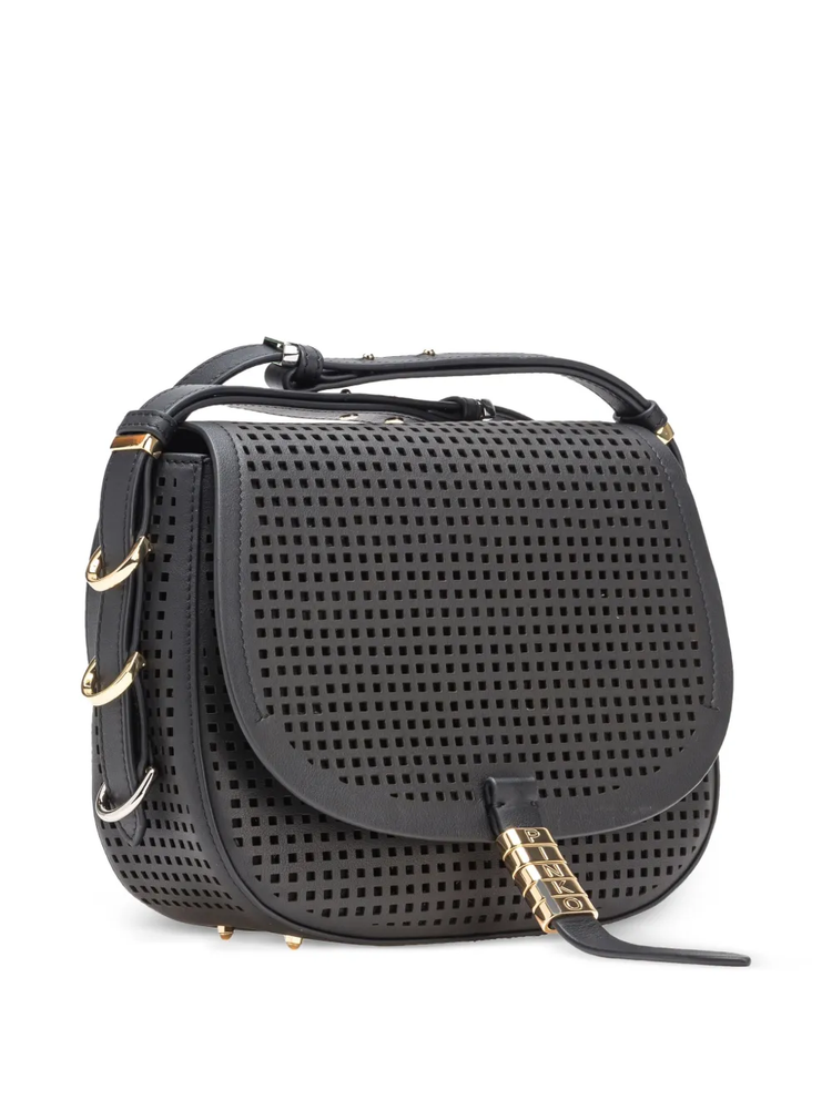 logo-buckle shoulder bag