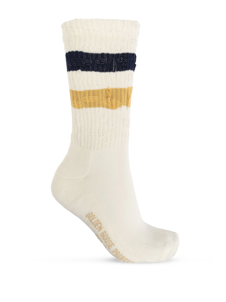 SOCKS HIGH RIB/STRIPES/RIPPED