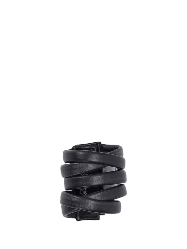 Bracciale 5 giri vera pelle