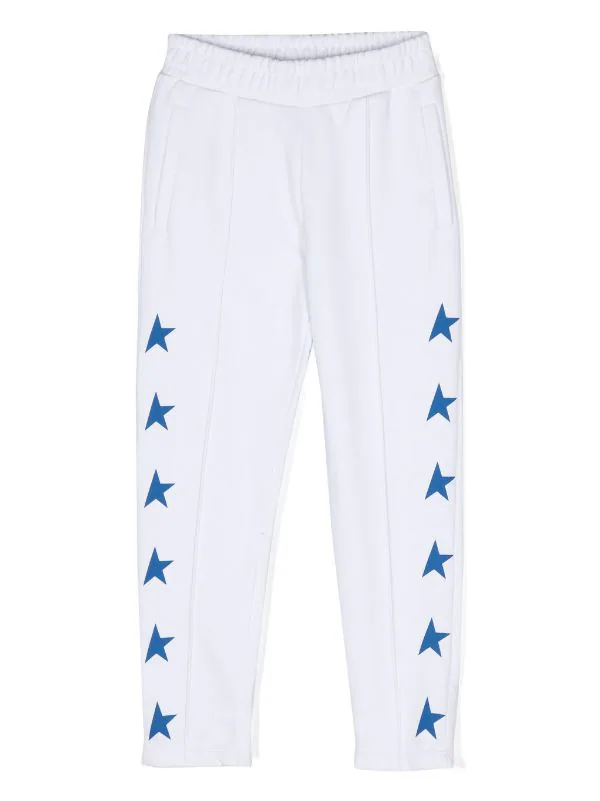star-print track pant