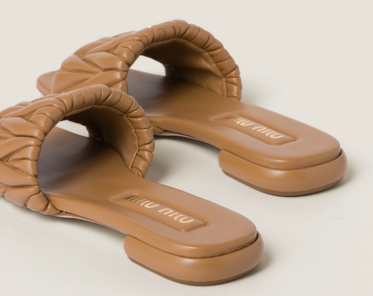 CIABATTE NAPPA MATELASSE'