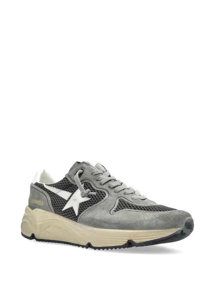 RUNNING NET UPPER SUEDE TOE AND SPUR LEATHER STAR AND HEEL