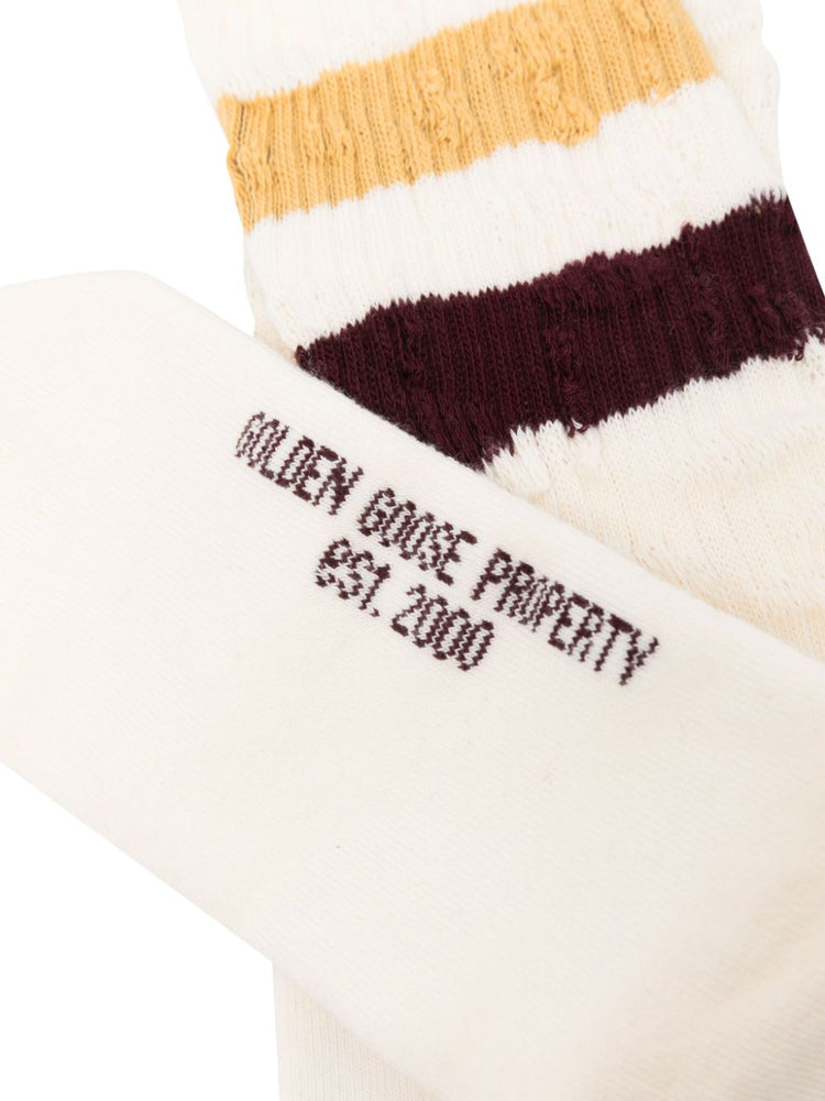 SOCKS HIGH RIB/STRIPES/RIPPED