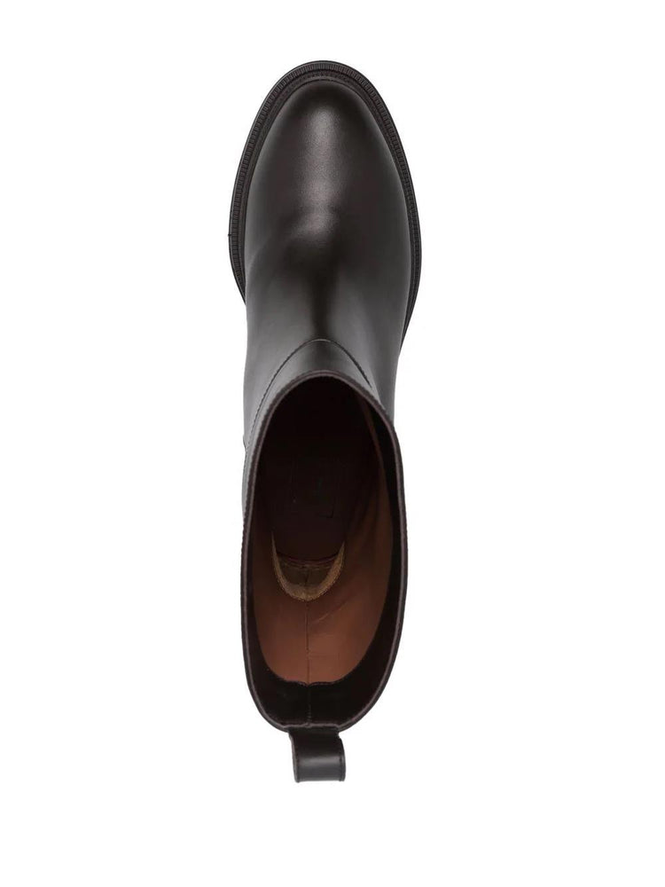 L'AUTRE CHOSE ankle leather boots