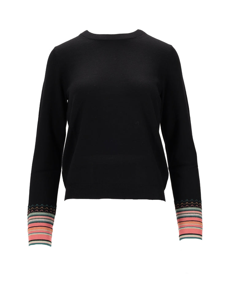 WOMENS KNITTED SWEATER CREW NECK
