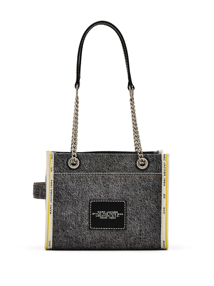 The Denim Chain Small Tote bag