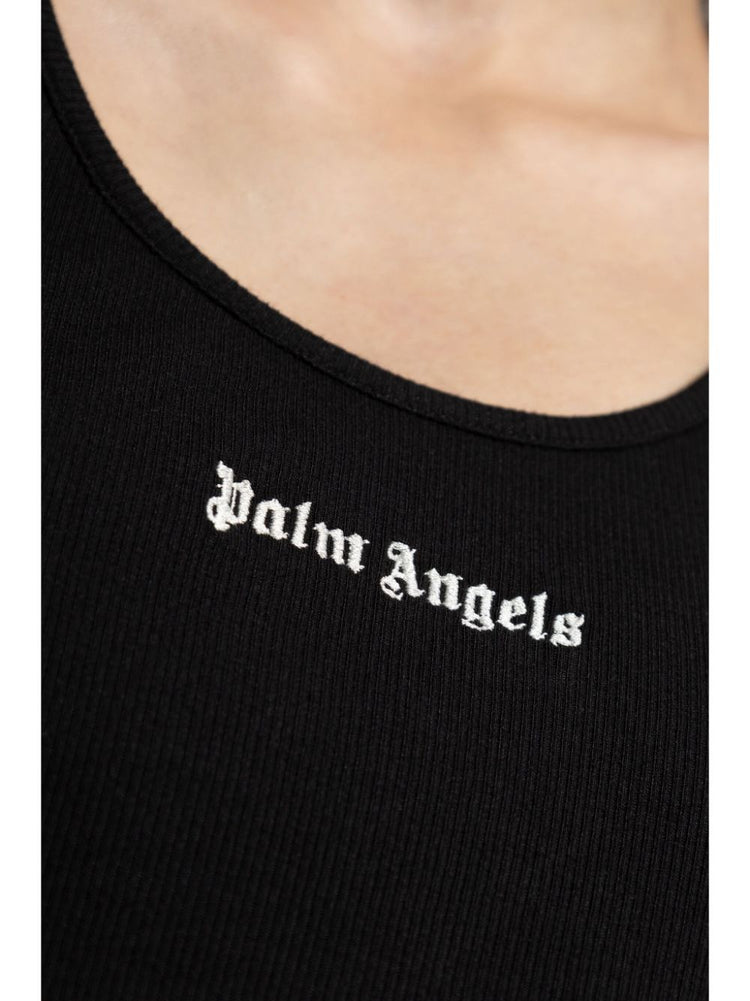 CLASSIC LOGO RIB TANK BLACK OFF WHITE