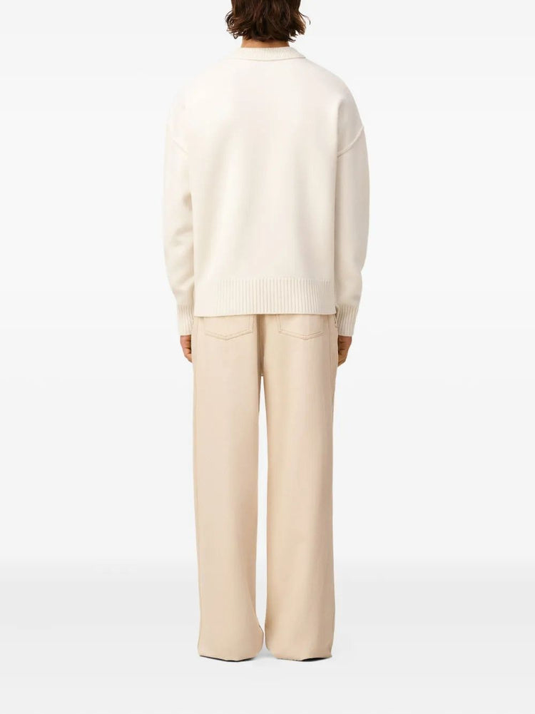 PULL COL ROND AMI DE COEUR