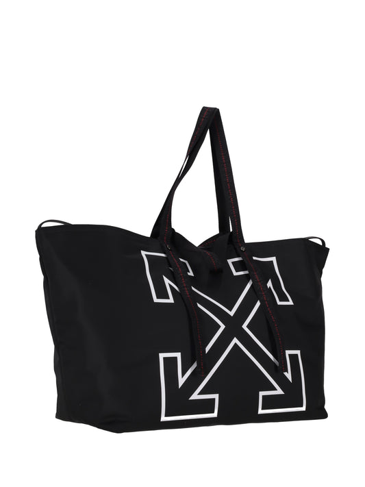 HERITAGE DAY OFF TOTE L BLACK - WHITE