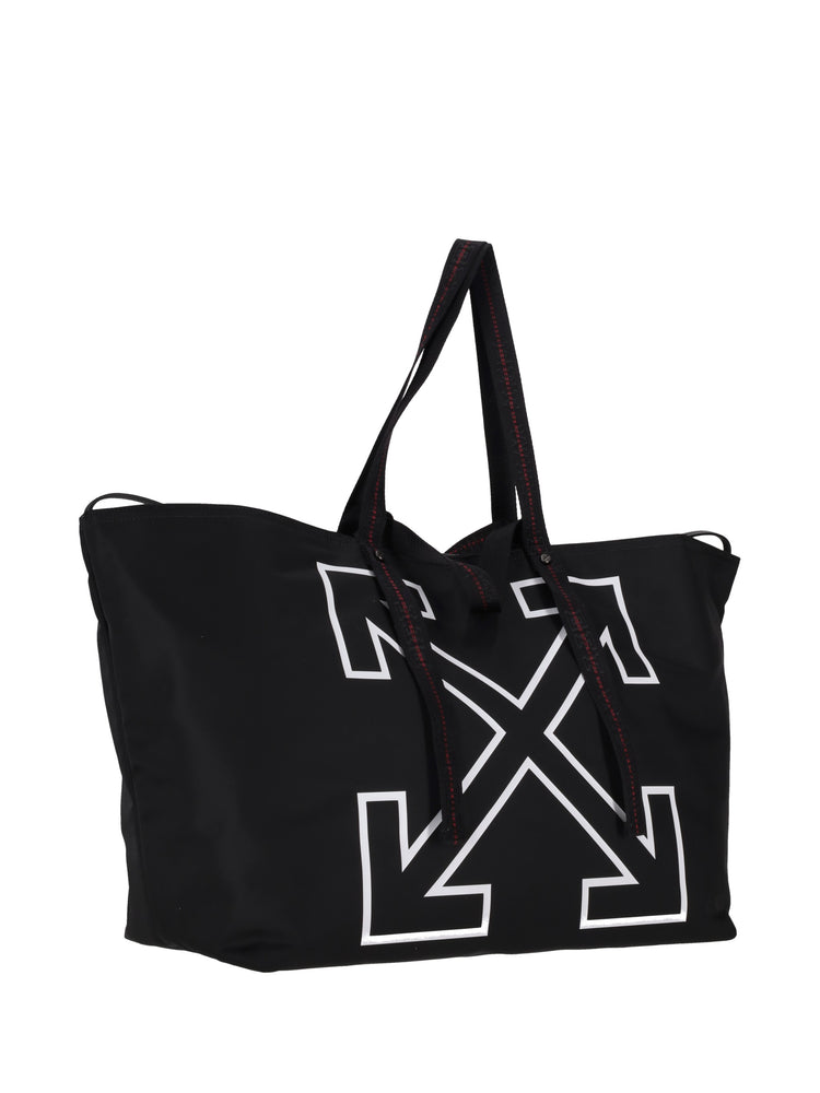 HERITAGE DAY OFF TOTE L BLACK - WHITE