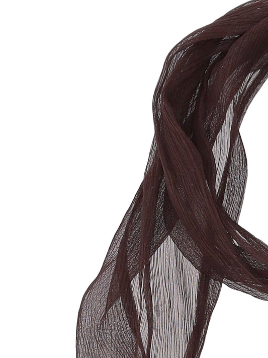LA ROSE brown scarf