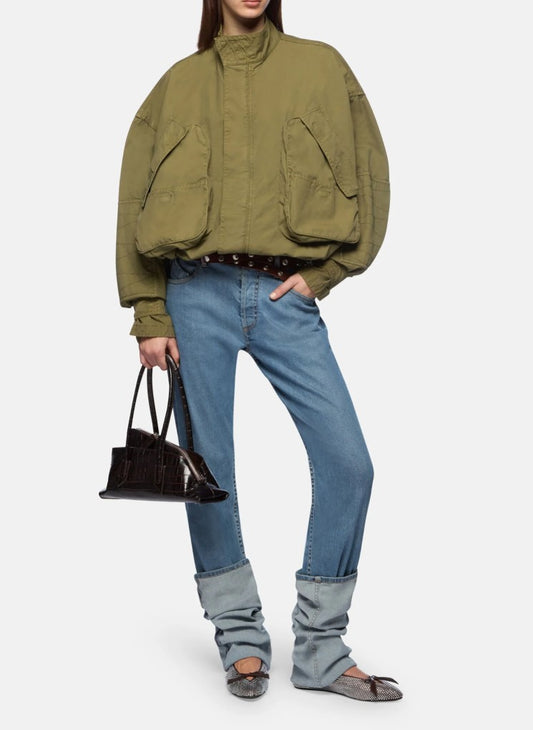 Bomber Overdyed canvas