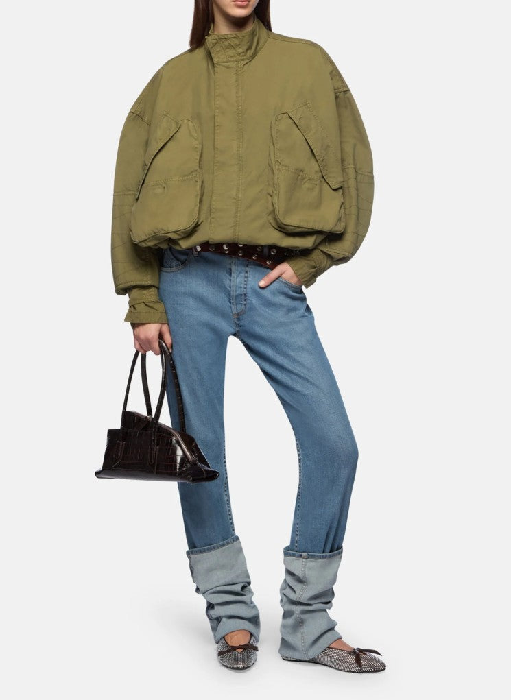 Bomber Overdyed canvas