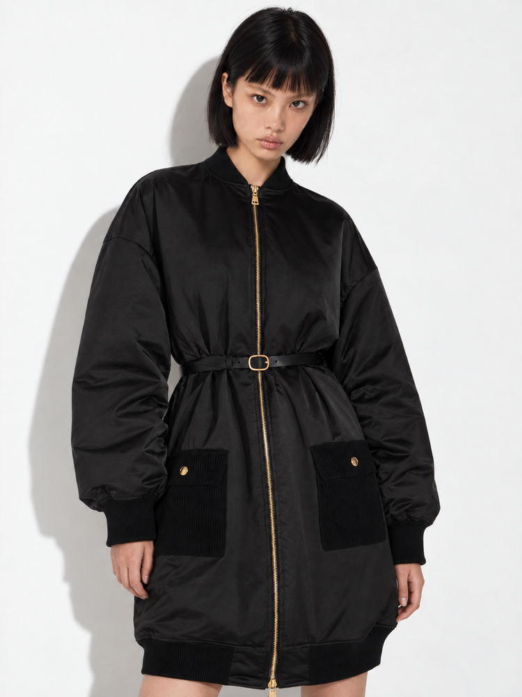PARKA CON CINTURA