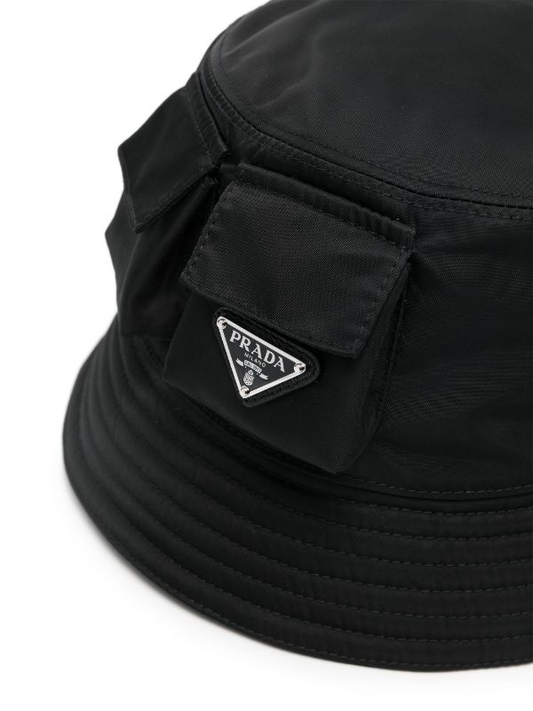 triangle-logo bucket hat