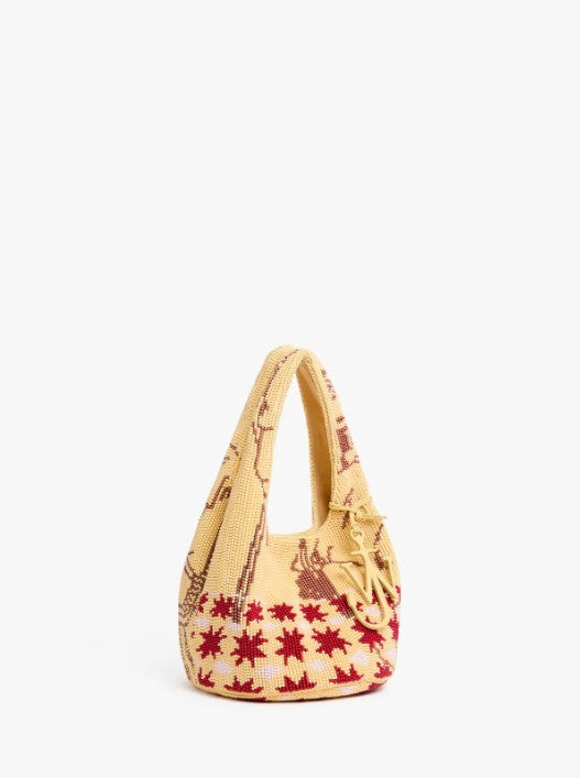 MINI BEADED SHOPPER