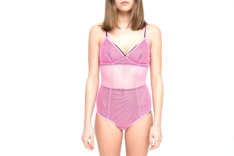 LAURA URBINATI Body lycra print pink