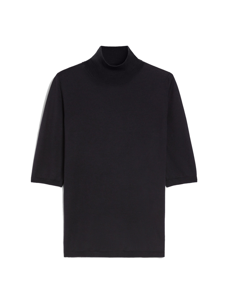 Cecina wool knit turtleneck jumper