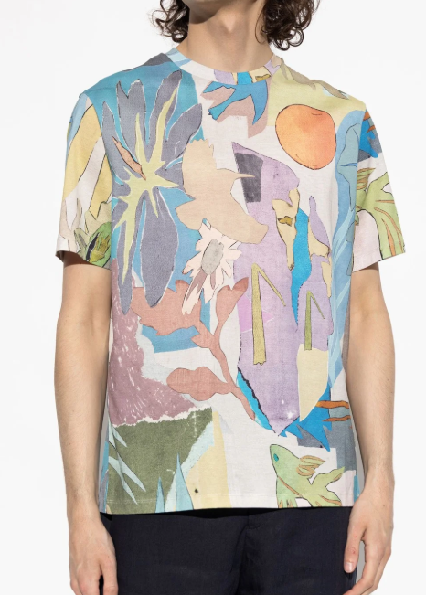 MENS COLLAGE PRINT TSHIRT