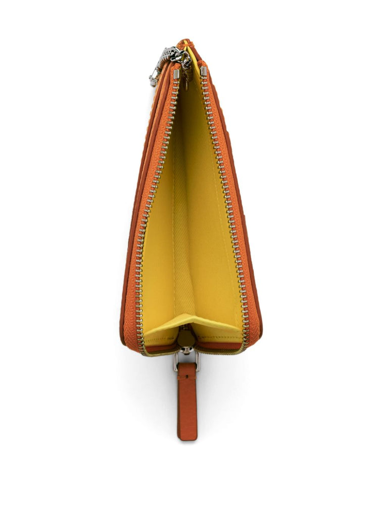 The Leather top zip multi wallet