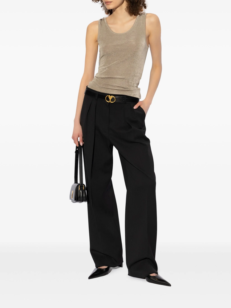 scoop-neck top