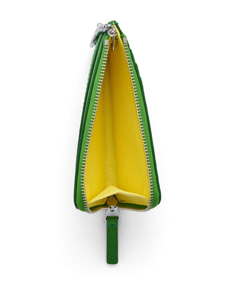 The Leather top zip multi wallet