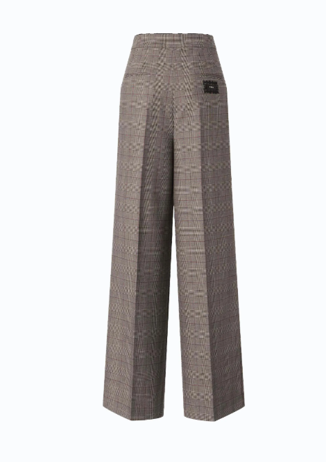 PLUMERIA PANTALONE MISTO LANA