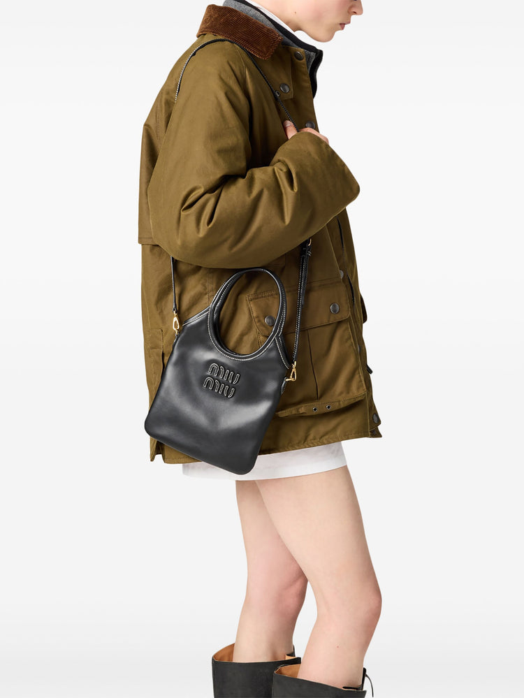 Ivy leather tote bag
