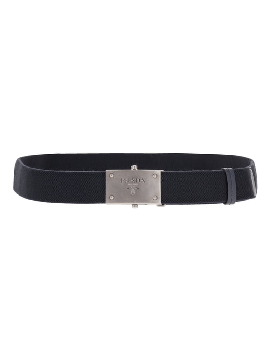 PRADA logo-buckle belt