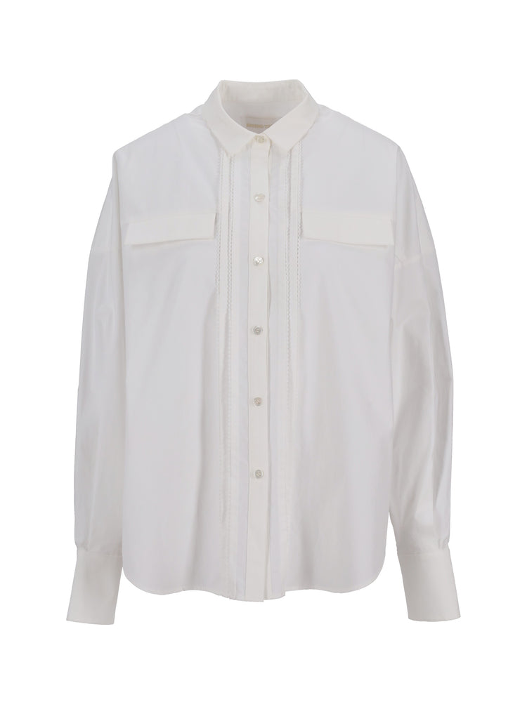 Tuck Lace Blouse
