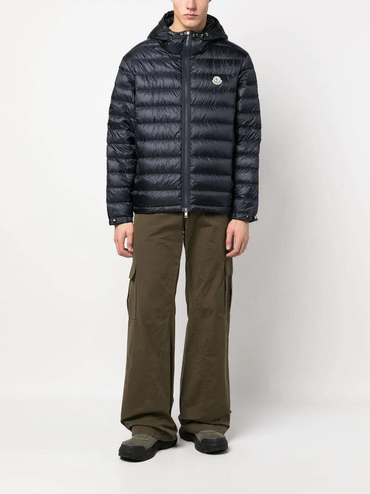MONCLER Agout logo-patch puffer jacket