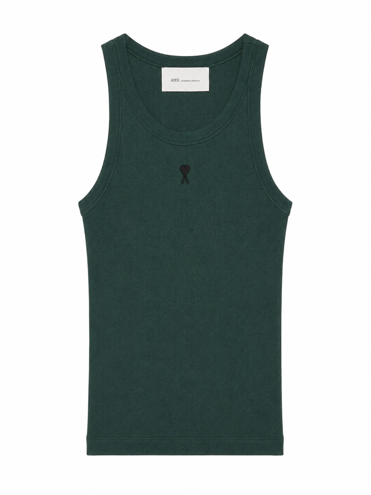 TANKTOP WITH CONTRASTED AMI DE COEUR