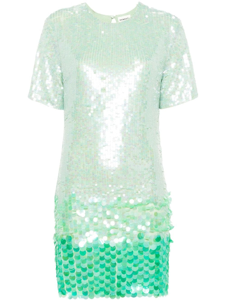 sequin mini dress
