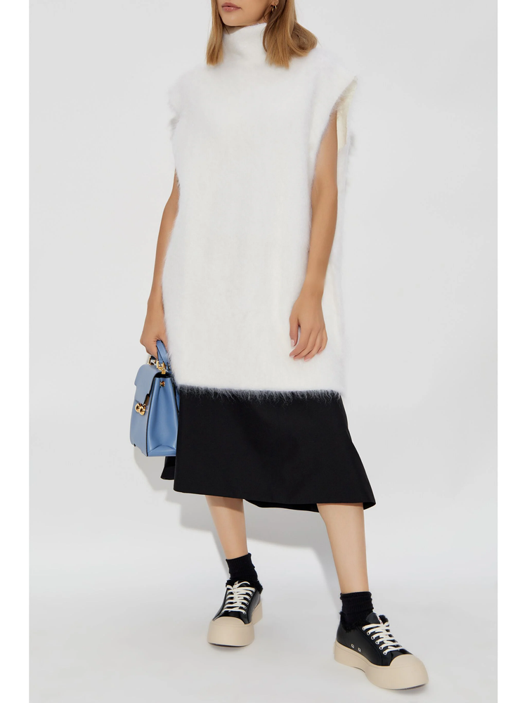 brushed turtleneck sweater