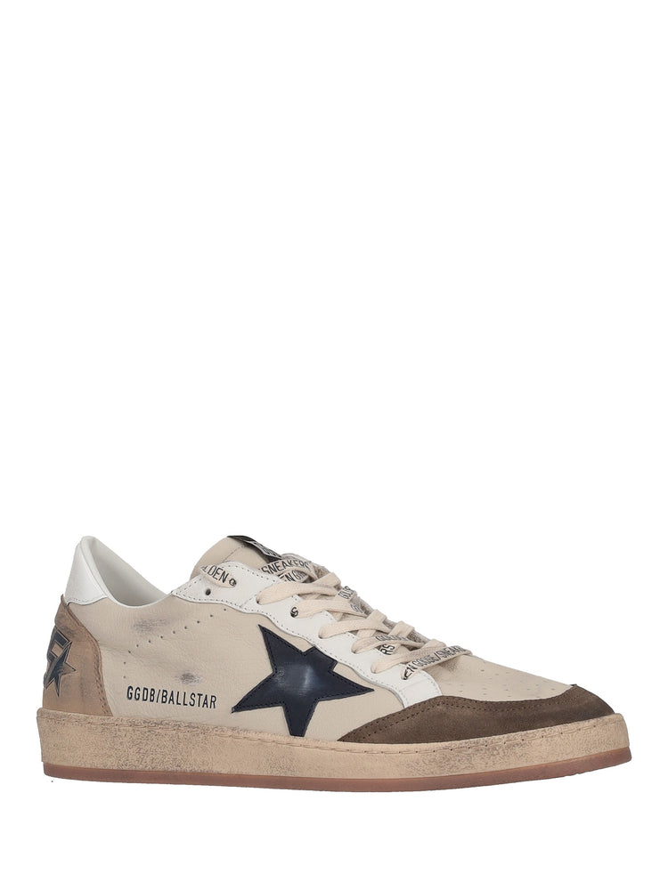 BALLSTAR NAPPA UPPER SUEDE TOE NABUK SPUR LEATHER STAR AND HEEL
