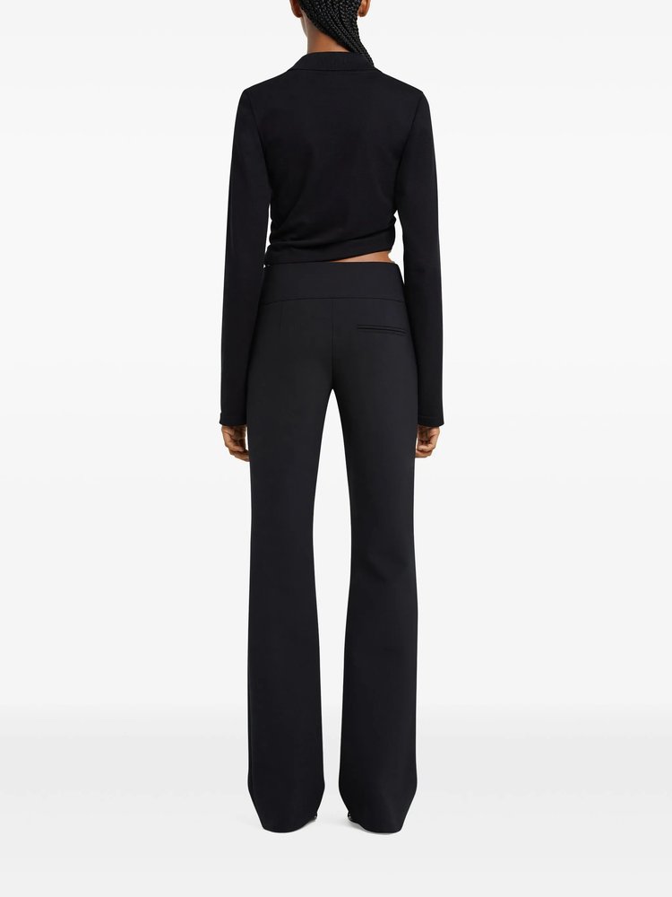 polo twist-detailing top