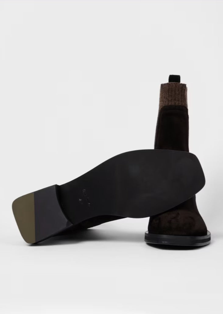 WOMENS SHOE MATOLA DARK BROWN SUEDE