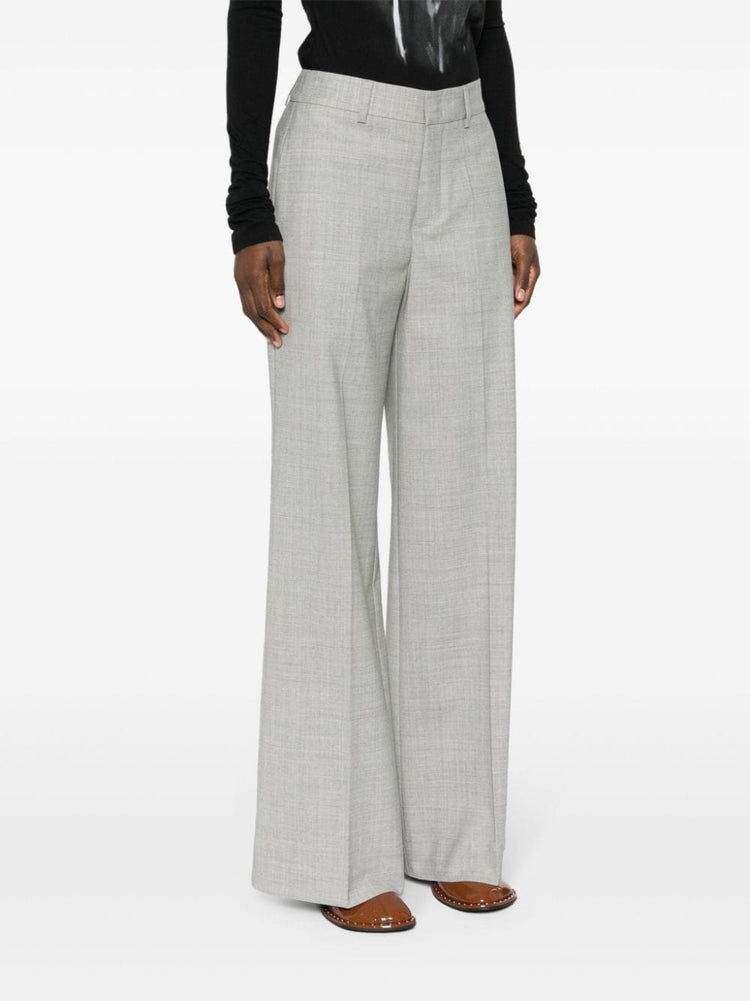 Lillie pressed-crease wide-leg pants