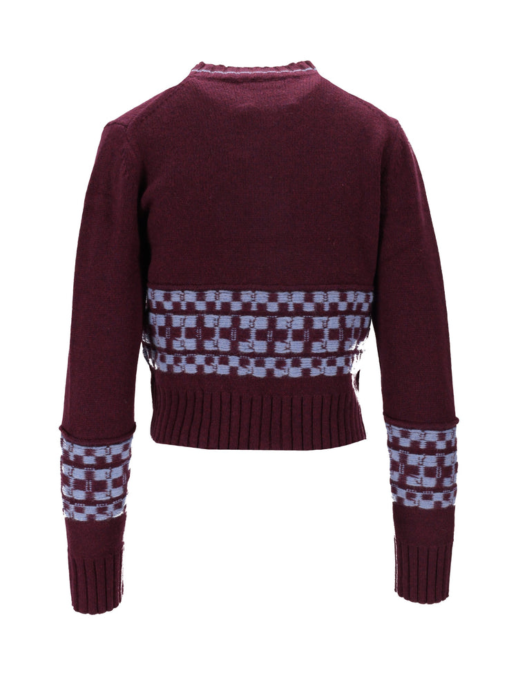 CREW NECK CARDIGAN