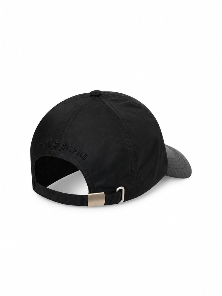 JEREMY BASEBALL CAP AB NYLON - BLACK