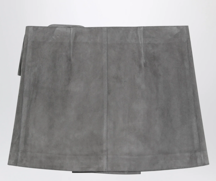 JUPE MINI AVEC CEINTURE A GROSSE BOUCLE