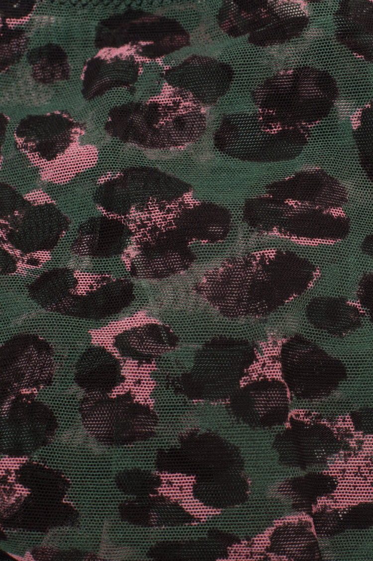 LAURA URBINATI Slip alto verde&rosa