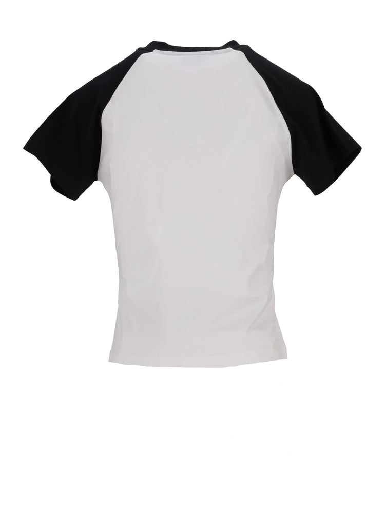 HORSE BILLBOARD RAGL FIT TEE WHITE - BLA
