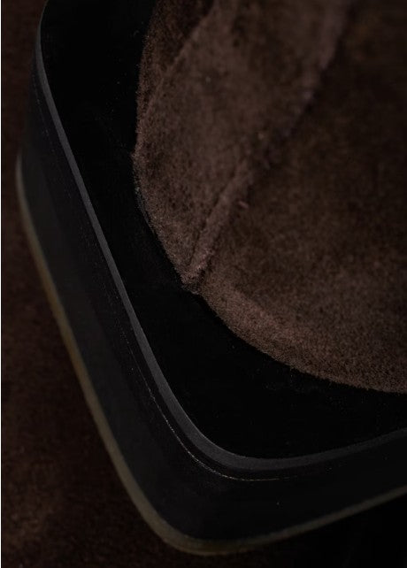 WOMENS SHOE MATOLA DARK BROWN SUEDE