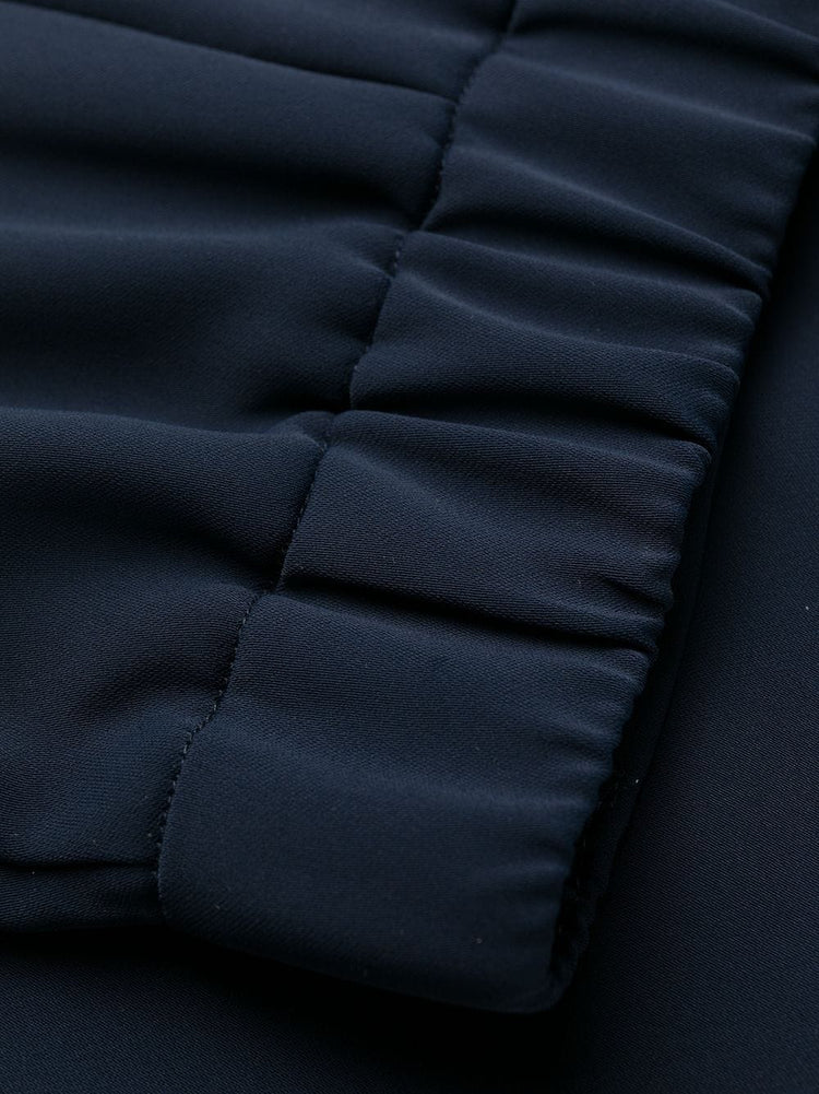 mid-rise tapered-leg trousers