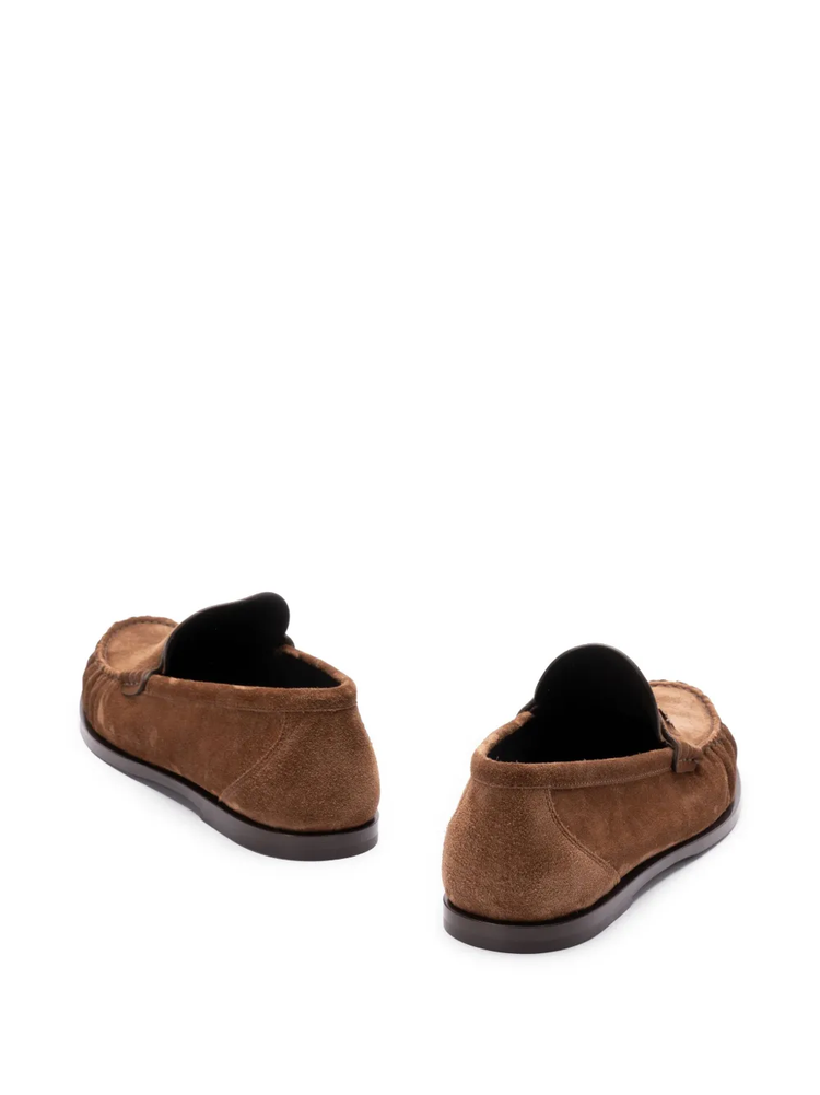 Laurent suede loafers